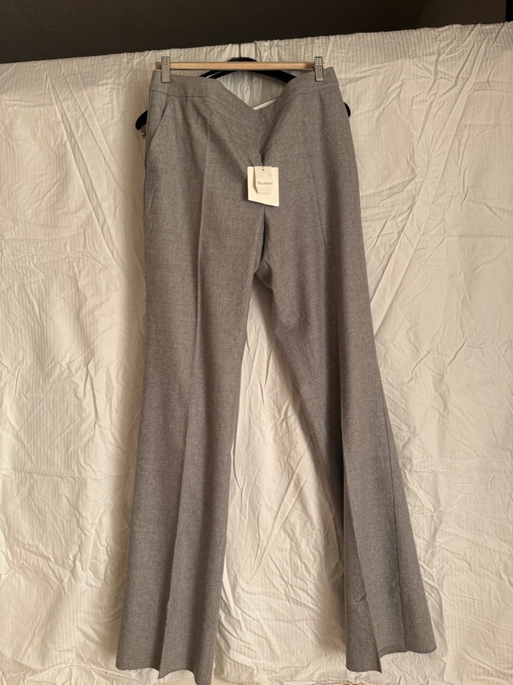 Women’s MaxMara Light Grey Trousers